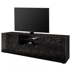 LC Spa TV-Lowboard Prisma - Hochglanz Anthrazit