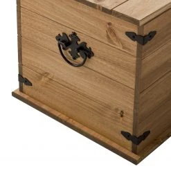 Maison Belfort Truhe Finca Rustica - Kiefer massiv - Kiefer Natur -Wohnzimmermöbel boutique en ligne 1000178021 200212 13141100020 DETAILS P000000001000178021