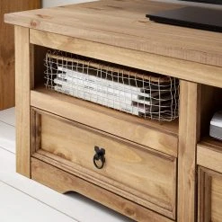 Maison Belfort TV-Lowboard Finca Rustica I - Kiefer massiv - Kiefer Natur -Wohnzimmermöbel boutique en ligne 1000178024 200511 14284700006 DETAILS P000000001000178024