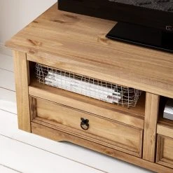 Maison Belfort TV-Lowboard Finca Rustica I - Kiefer massiv - Kiefer Natur -Wohnzimmermöbel boutique en ligne 1000178024 200511 14284800008 DETAILS P000000001000178024