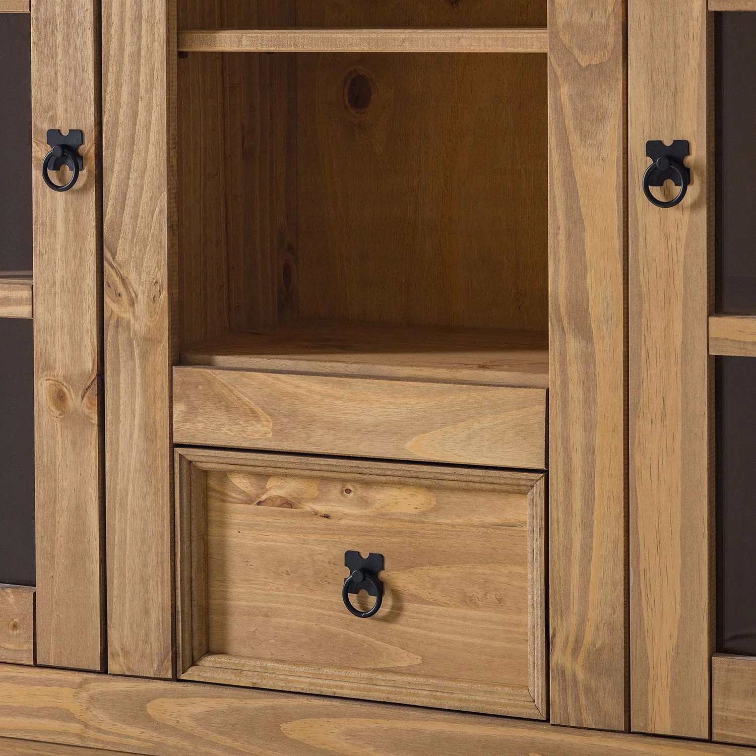 Maison Belfort Buffetaufsatz Finca Rustica - Kiefer massiv - Kiefer Natur 10 Maison Belfort Buffetaufsatz Finca Rustica - Kiefer massiv - Kiefer Natur – Bild 10