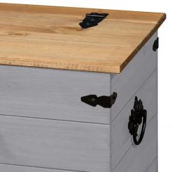 Maison Belfort Truhe Finca Rustica - Kiefer massiv - Kiefer Grau -Wohnzimmermöbel boutique en ligne 1000178039 200320 14544800022 DETAILS P000000001000178039