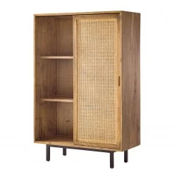 Ars manufacti Highboard Vina - Mango massiv / Wiener Geflecht - Mango / Schwarz -Wohnzimmermöbel boutique en ligne 1000178071 200323 13583700016 DETAILS P000000001000178071