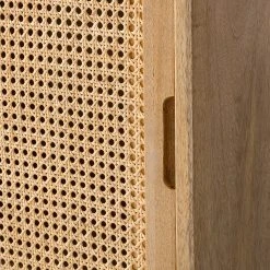 Ars manufacti Highboard Vina - Mango massiv / Wiener Geflecht - Mango / Schwarz -Wohnzimmermöbel boutique en ligne 1000178071 200323 13583900018 DETAILS P000000001000178071