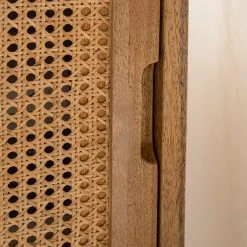 Ars manufacti Highboard Vina - Mango massiv / Wiener Geflecht - Mango / Schwarz -Wohnzimmermöbel boutique en ligne 1000178071 200324 13412600005 DETAILS P000000001000178071