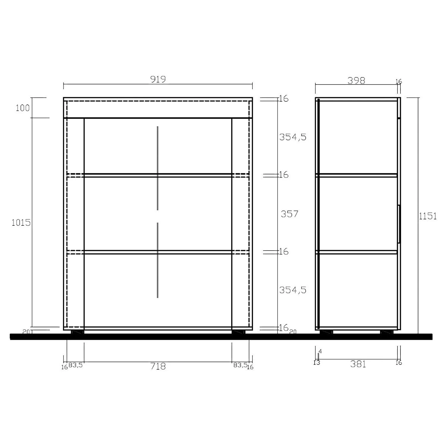 LC Spa Highboard Easy - Hochglanz Weiß 8 LC Spa Highboard Easy - Hochglanz Weiß – Bild 8
