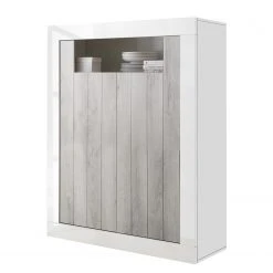 LC Spa Highboard Urbino - Hellgrau / Weiß