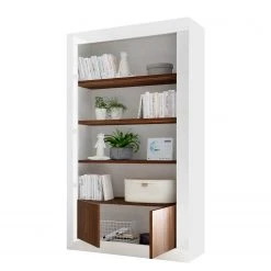 LC Spa Regal Urbino - Nussbaum Dekor / Weiß -Wohnzimmermöbel boutique en ligne 1000178454 201029 09051500748 DETAILS P000000001000178454