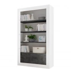 LC Spa Regal Urbino - Dunkelgrau / Weiß