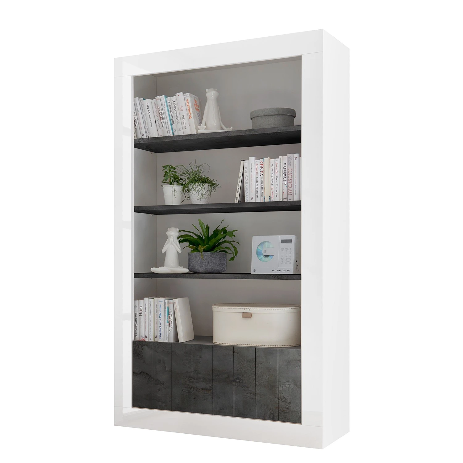 LC Spa Regal Urbino - Dunkelgrau / Weiß 1 LC Spa Regal Urbino - Dunkelgrau / Weiß