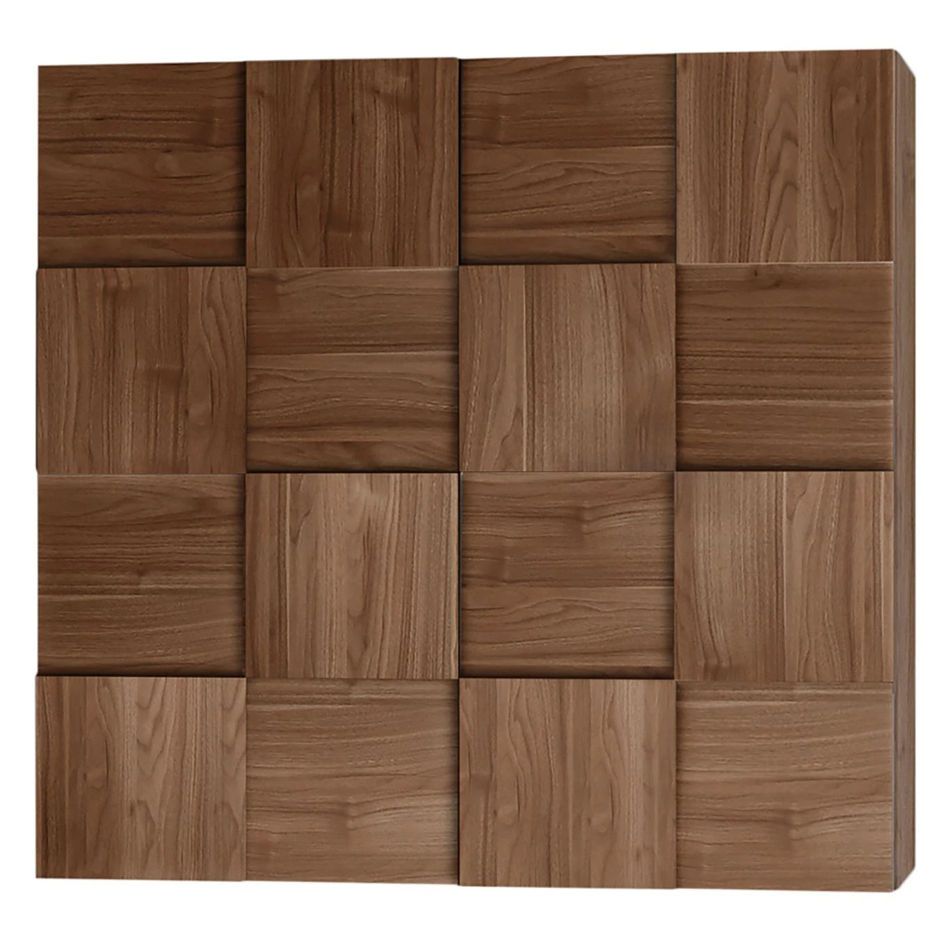 LC Spa Wohnwand Infinity VII (4-teilig) - Weiß / Nussbaum dunkel Dekor 2 LC Spa Wohnwand Infinity VII (4-teilig) - Weiß / Nussbaum dunkel Dekor – Bild 2