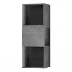 LC Spa Wohnwand Infinity VII (4-teilig) - Weiß / Beton Dekor -Wohnzimmermöbel boutique en ligne 1000178627 190807 06302800066 DETAILS P000000001000178627