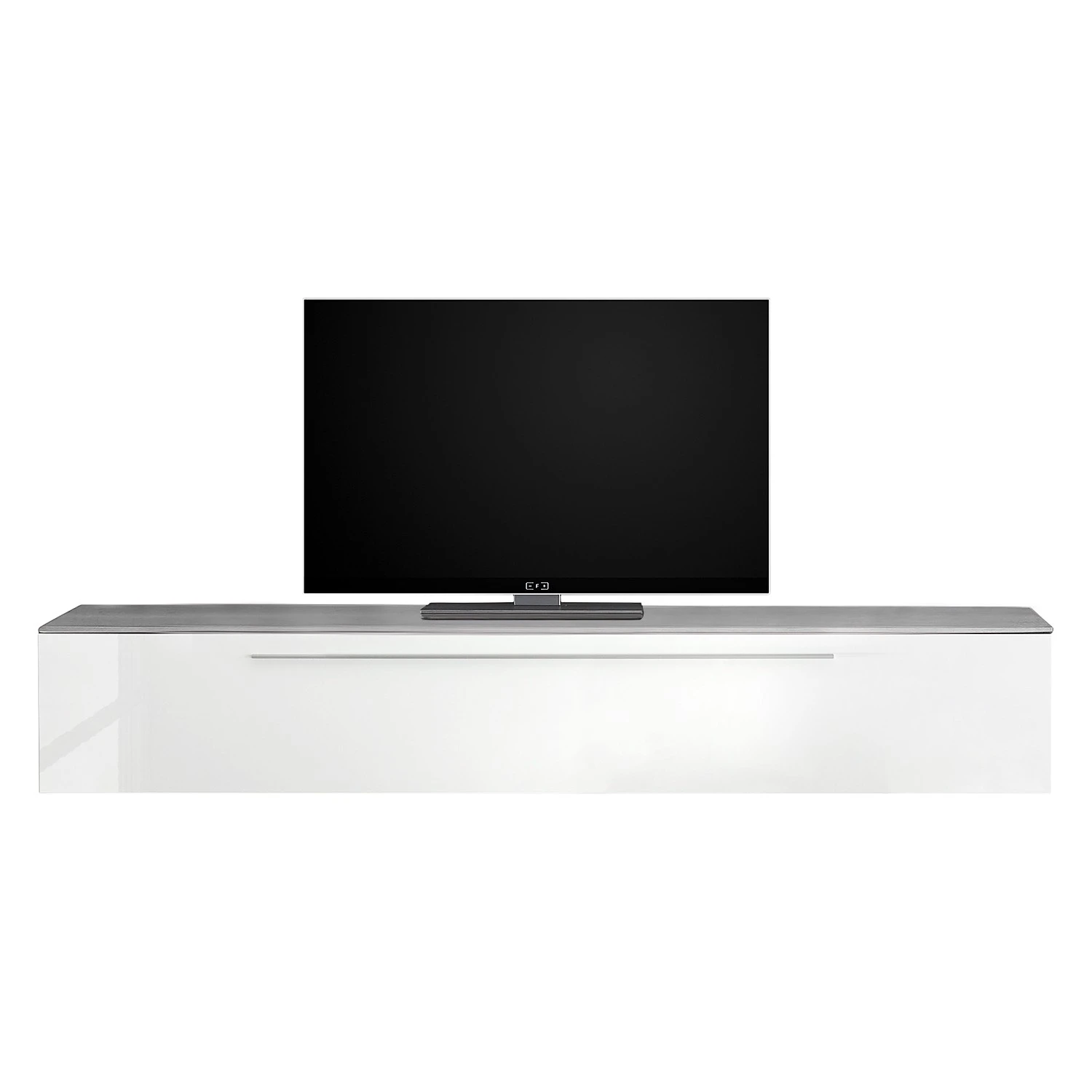 LC Spa TV-Lowboard Infinity - Weiß / Beton Dekor 1 LC Spa TV-Lowboard Infinity - Weiß / Beton Dekor