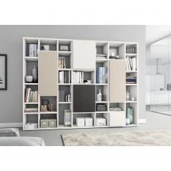 Loftscape Bücherregal Emporior VI - Cremeweiß