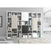 Loftscape Bücherregal Emporior VI - Hochglanz Weiß