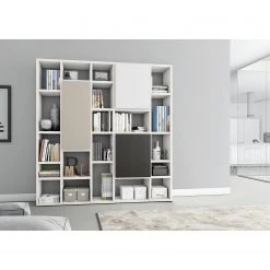 Loftscape Bücherregal Emporior III - Cremeweiß