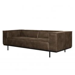 Ars manufacti Sofa Kups I (2,5-Sitzer) - Samt - Mischgewebe Esha: Nougat