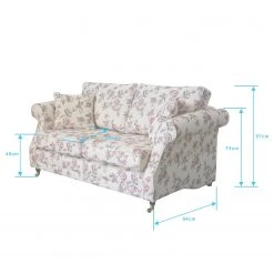 Maison Belfort Sofa Killara (2-Sitzer) - Samt - Antikgrün -Wohnzimmermöbel boutique en ligne 1000179149 190911 09324000617 SKETCH DETAILS P000000001000179149 sketch