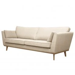 Mørteens Sofa Lauwe (3-Sitzer) - Webstoff - Creme
