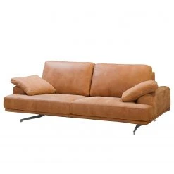 Ars manufacti Sofa Hendra I (2-Sitzer) - Echtleder - Cognac