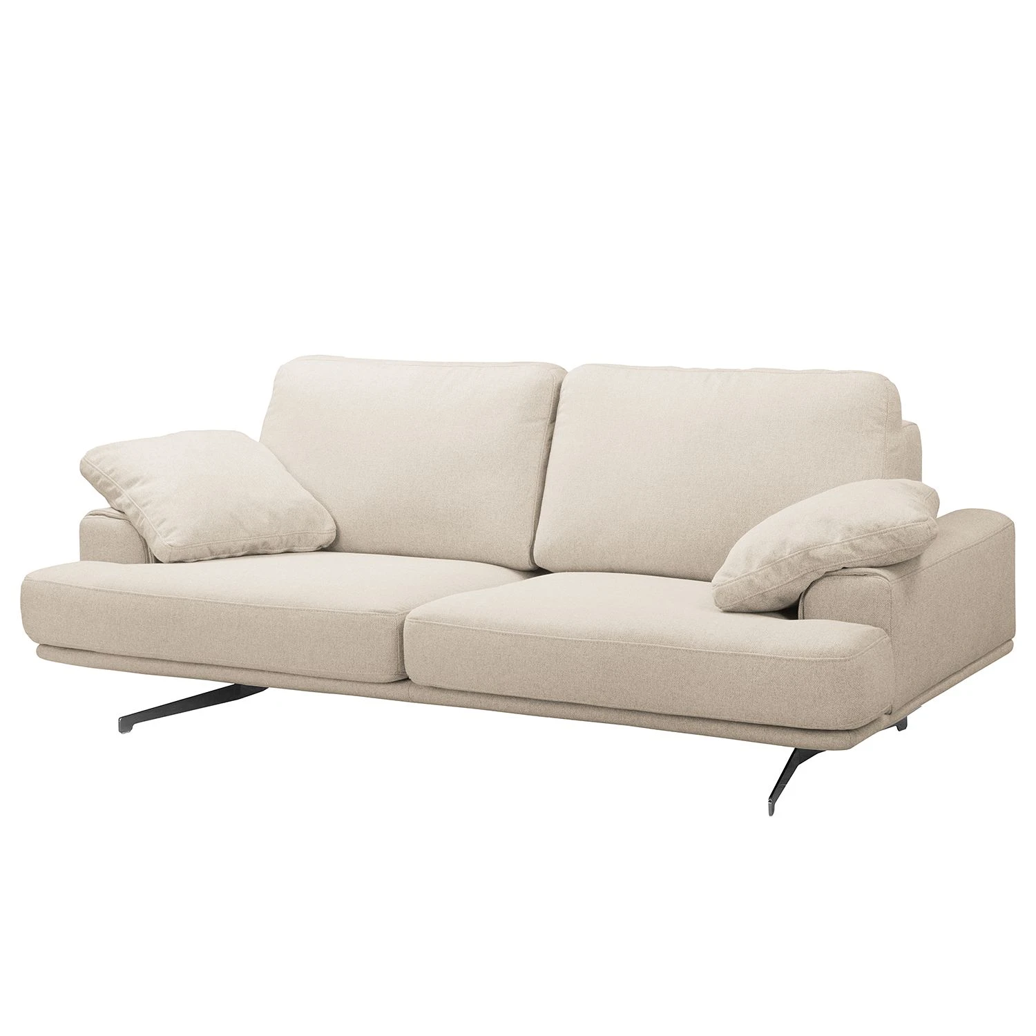Fredriks Sofa Hendra II (2-Sitzer) - Webstoff - Webstoff Delea: Beige 1 Fredriks Sofa Hendra II (2-Sitzer) - Webstoff - Webstoff Delea: Beige