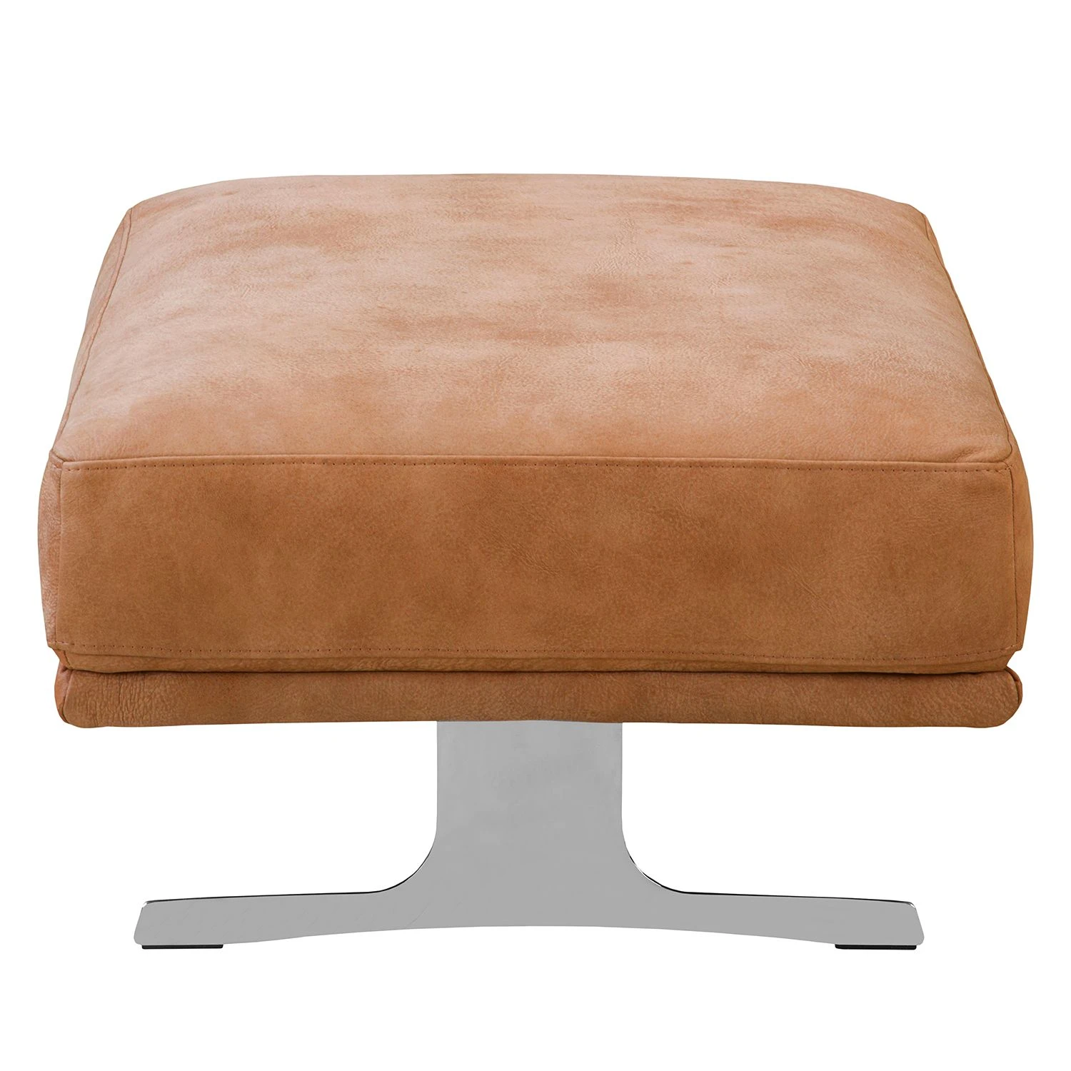 Ars manufacti Polsterhocker Hendra I - Echtleder - Cognac 4 Ars manufacti Polsterhocker Hendra I - Echtleder - Cognac – Bild 4