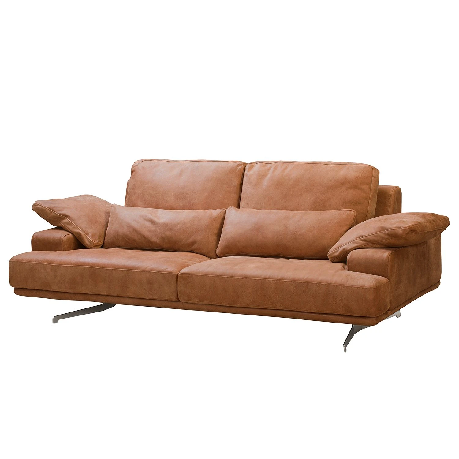 Ars manufacti Sofa Lurrip I (2-Sitzer) - Echtleder - Cognac 1 Ars manufacti Sofa Lurrip I (2-Sitzer) - Echtleder - Cognac