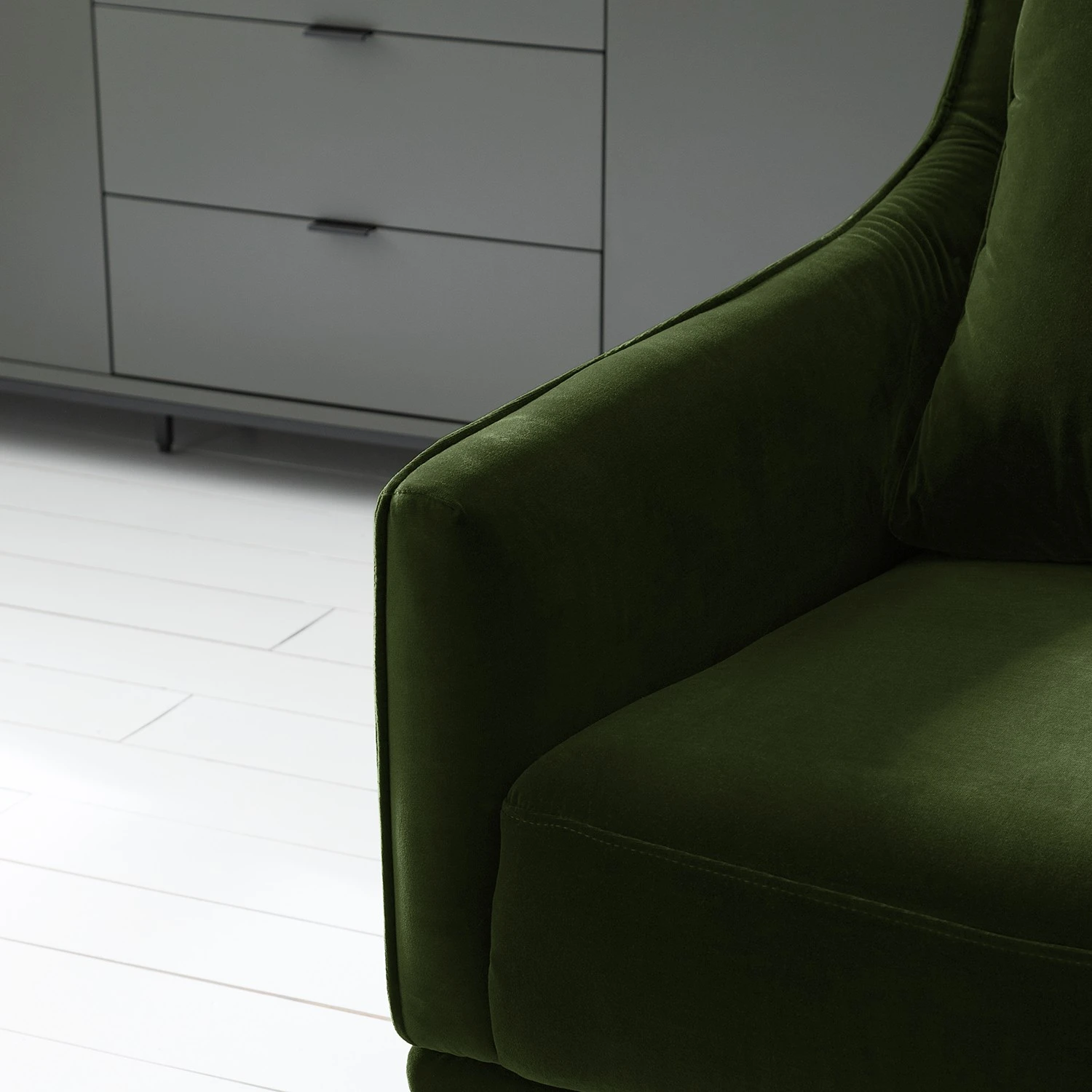 Studio Copenhagen Sofa Pouch (3-Sitzer) - Samt - Dunkelgrün 8 Studio Copenhagen Sofa Pouch (3-Sitzer) - Samt - Dunkelgrün – Bild 8