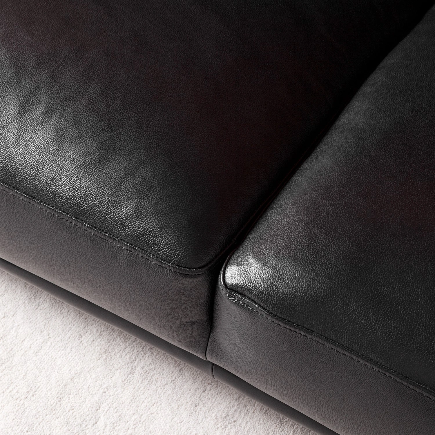 Studio Copenhagen Sofa Harlev (2-Sitzer) - Echtleder - Schwarz 10 Studio Copenhagen Sofa Harlev (2-Sitzer) - Echtleder - Schwarz – Bild 10