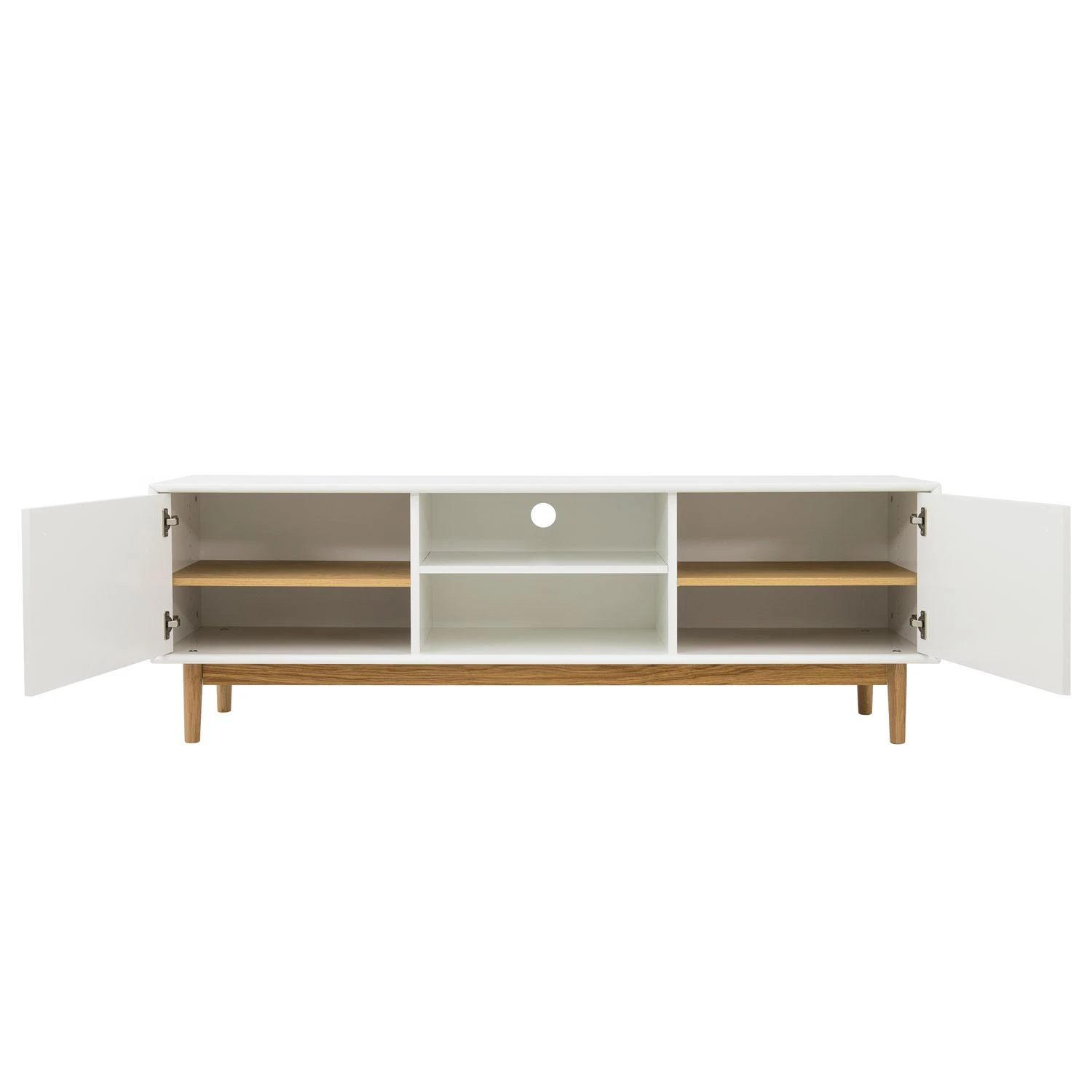 Tenzo Lowboard Svea I - Weiß / Eiche Dekor 5 Tenzo Lowboard Svea I - Weiß / Eiche Dekor – Bild 5