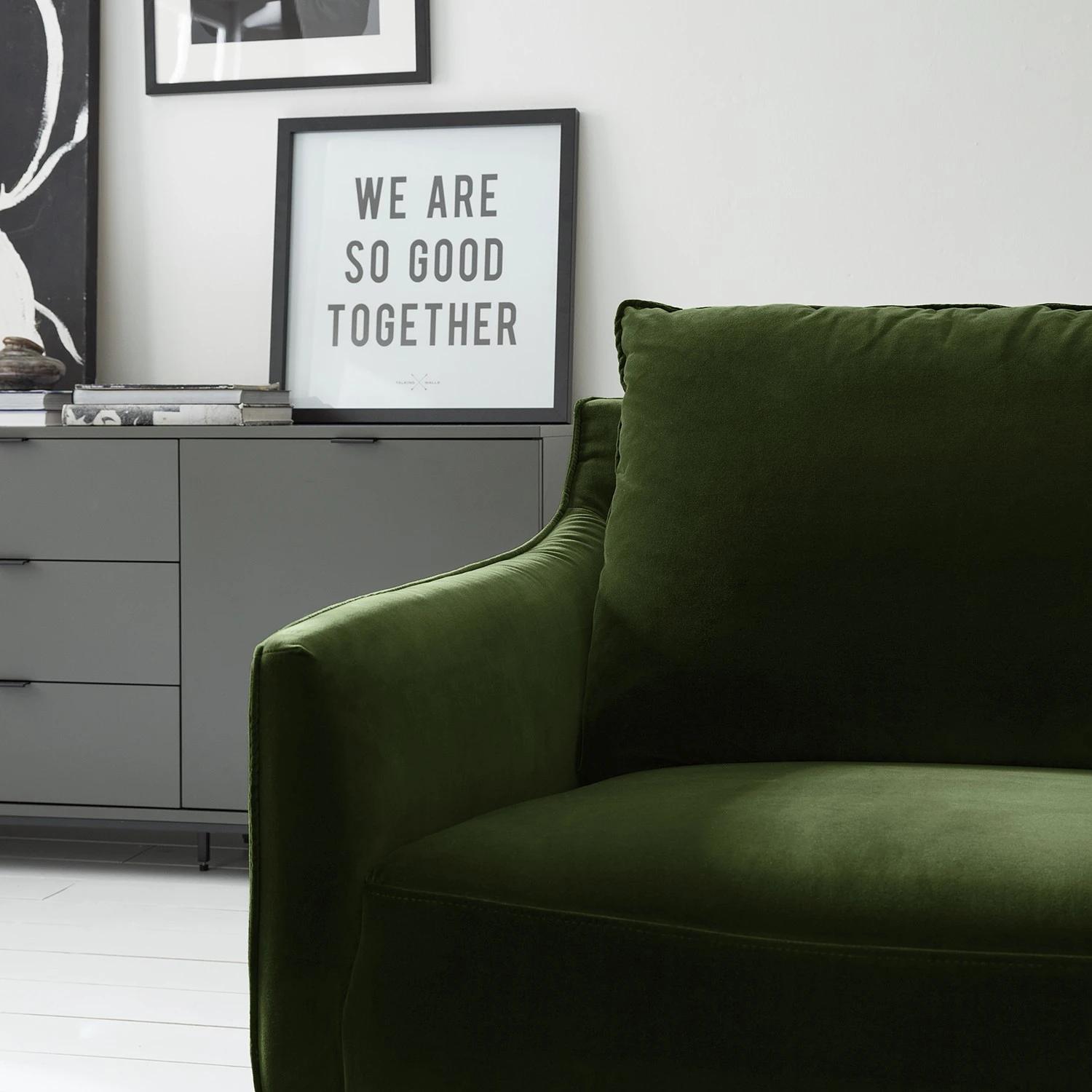 Studio Copenhagen Sofa Pouch (2-Sitzer) - Samt - Dunkelgrün 7 Studio Copenhagen Sofa Pouch (2-Sitzer) - Samt - Dunkelgrün – Bild 7