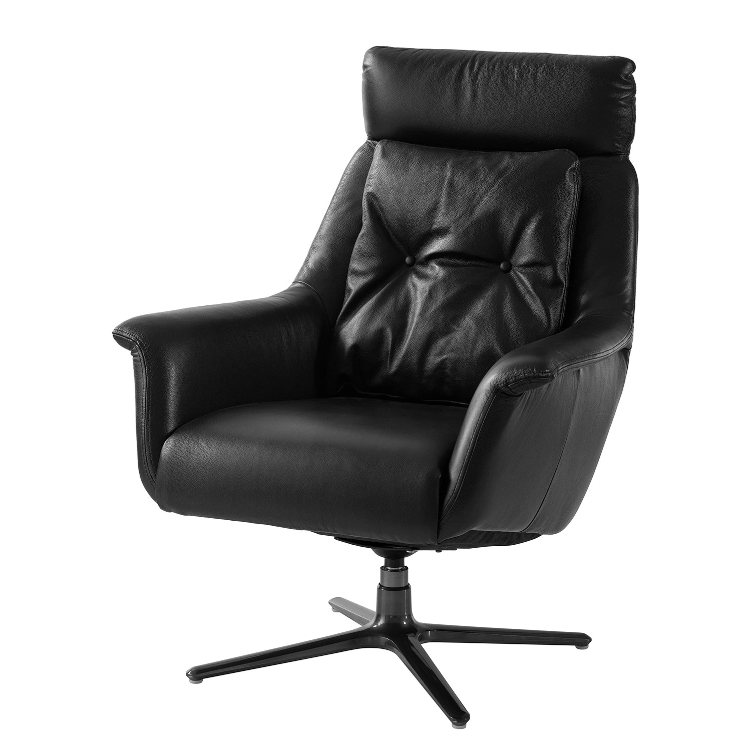 Studio Copenhagen Sessel Bertem - Echtleder - Schwarz 1 Studio Copenhagen Sessel Bertem - Echtleder - Schwarz