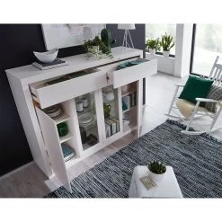 Naturoo Highboard Maceio II - Kiefer Massiv - Kiefer Weiß 5 Naturoo Highboard Maceio II - Kiefer Massiv - Kiefer Weiß -Wohnzimmermöbel boutique en ligne 1000180121 190716 06480600008 MOOD DETAILS P000000001000180121 mood