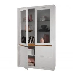 Naturoo Vitrinenschrank Maceio II - Kiefer Massiv - Kiefer Weiß -Wohnzimmermöbel boutique en ligne 1000180132 190718 07592900042 DETAILS P000000001000180132