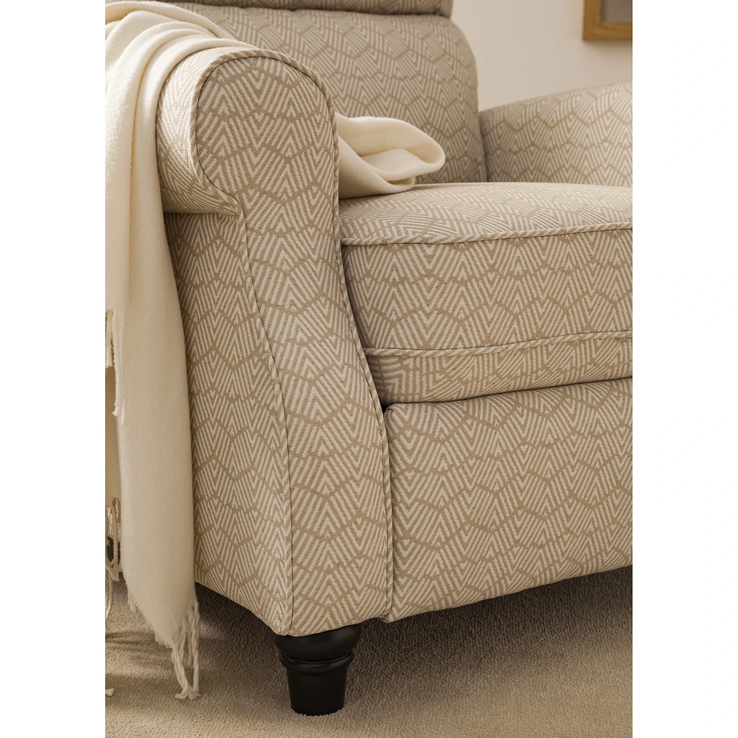 Fredriks Relaxsessel Tinamba - Webstoff - Beige 14 Fredriks Relaxsessel Tinamba - Webstoff - Beige – Bild 14