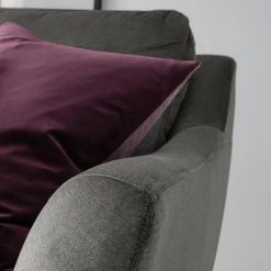 Jack & Alice Sofa Tennyson (3-Sitzer) - Samt - Grau -Wohnzimmermöbel boutique en ligne 1000180140 201030 05551500019 DETAILS P000000001000180140