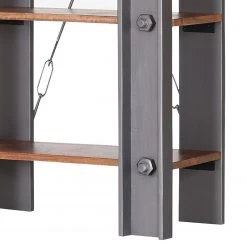 Red Living Regal Linx - Mango massiv - Mango / Stahl Dekor - Breite: 60 cm -Wohnzimmermöbel boutique en ligne 1000180837 190705 10234100027 DETAILS P000000001000180837