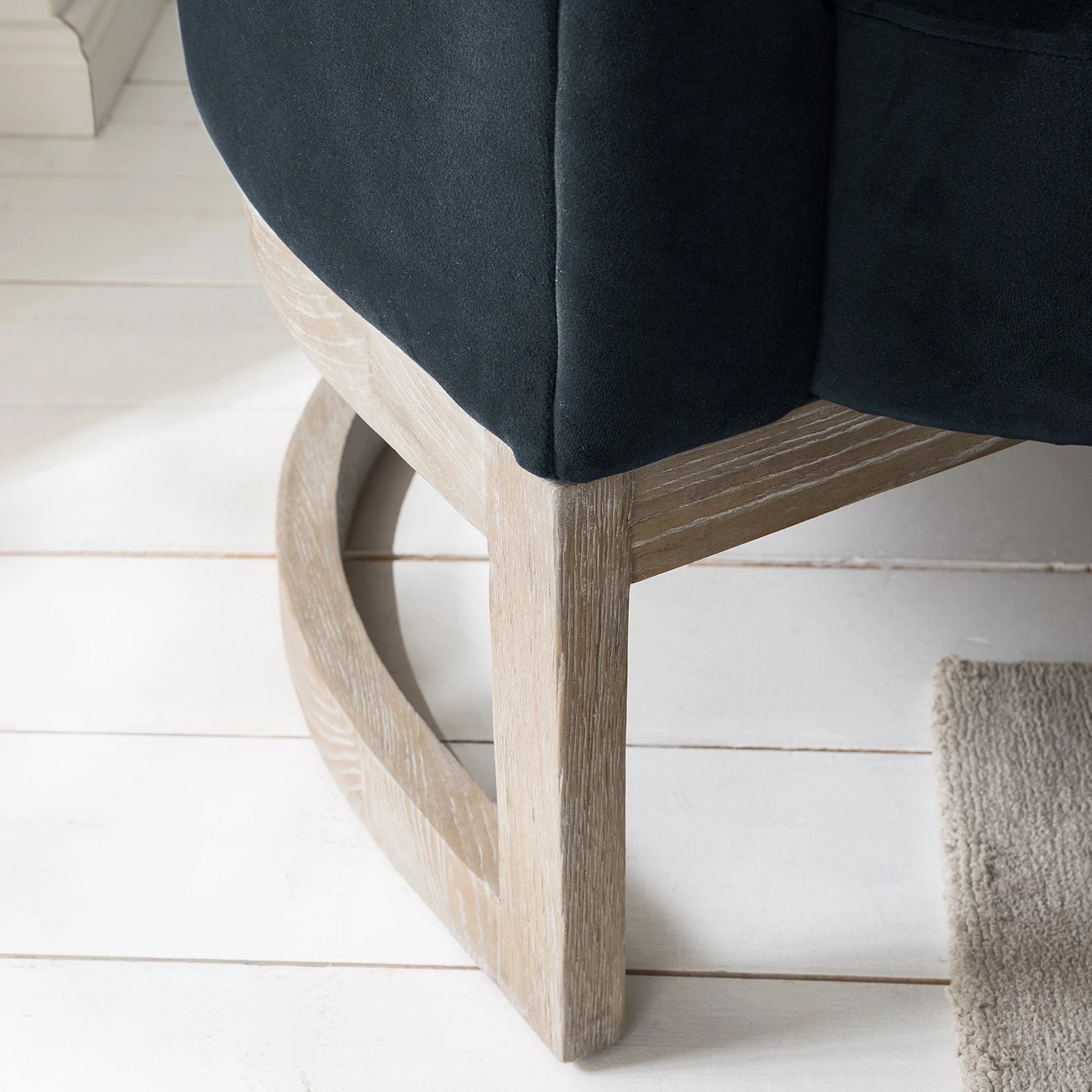 Maison Belfort Sessel Drysdale - Samt - Marineblau 10 Maison Belfort Sessel Drysdale - Samt - Marineblau – Bild 10