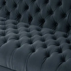 Jack & Alice Sofa Mindarie (3-sitzer) - Samt - Dunkelblau -Wohnzimmermöbel boutique en ligne 1000180887 201021 14381000014 DETAILS P000000001000180887