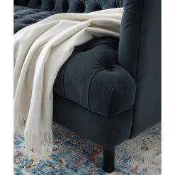 Jack & Alice Sofa Mindarie (3-sitzer) - Samt - Dunkelblau -Wohnzimmermöbel boutique en ligne 1000180887 210202 11335600012 DETAILS P000000001000180887