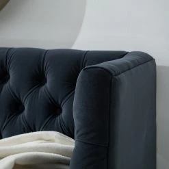 Jack & Alice Sofa Mindarie (3-sitzer) - Samt - Dunkelblau -Wohnzimmermöbel boutique en ligne 1000180887 210202 11335700014 DETAILS P000000001000180887