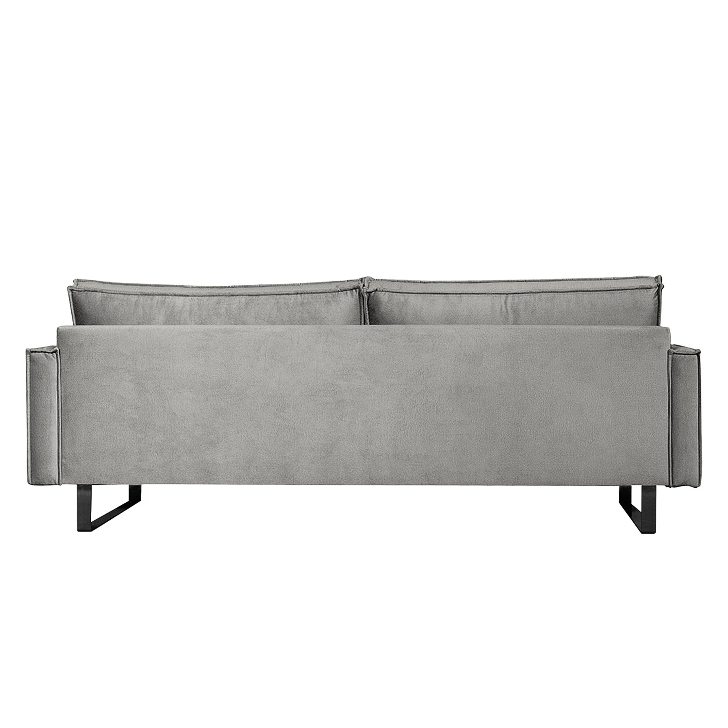 Ars manufacti Polstergarnitur Liel I (3-2) - Antiklederlook - Samt Onoli: Hellgrau 7 Ars manufacti Polstergarnitur Liel I (3-2) - Antiklederlook - Samt Onoli: Hellgrau – Bild 7