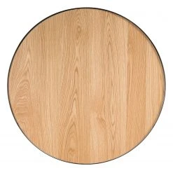 Fredriks Couchtisch Permet - Echtholzfurnier - Eiche / Schwarz - Durchmesser: 100 cm -Wohnzimmermöbel boutique en ligne 1000182058 210323 15235001722 DETAILS P000000001000182058