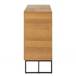 Ars Natura Sideboard Nozza II - Echtholzfurnier - Eiche / Schwarz -Wohnzimmermöbel boutique en ligne 1000182814 200214 14501800003 DETAILS P000000001000182814