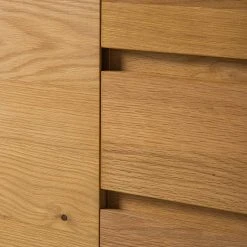 Ars Natura Sideboard Nozza II - Echtholzfurnier - Eiche / Schwarz -Wohnzimmermöbel boutique en ligne 1000182814 200214 14501900006 DETAILS P000000001000182814