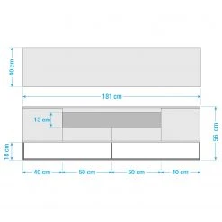 Ars Natura TV-Lowboard Nozza II - Echtholzfurnier - Eiche / Schwarz -Wohnzimmermöbel boutique en ligne 1000182822 211018 083456000518 SKETCH DETAILS P000000001000182822 sketch