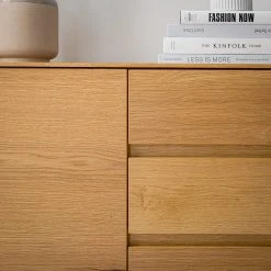 Ars Natura Sideboard Nozza I - Echtholzfurnier - Eiche / Schwarz -Wohnzimmermöbel boutique en ligne 1000182824 200306 14374700013 MOOD DETAILS P000000001000182824 mood