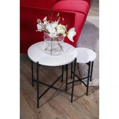 Norrwood Beistelltisch Terrazzo VI - Terrazzo / Metall - Mehrfarbig / Schwarz -Wohnzimmermöbel boutique en ligne 1000182833 200428 12072000005 MOOD DETAILS P000000001000182833 mood