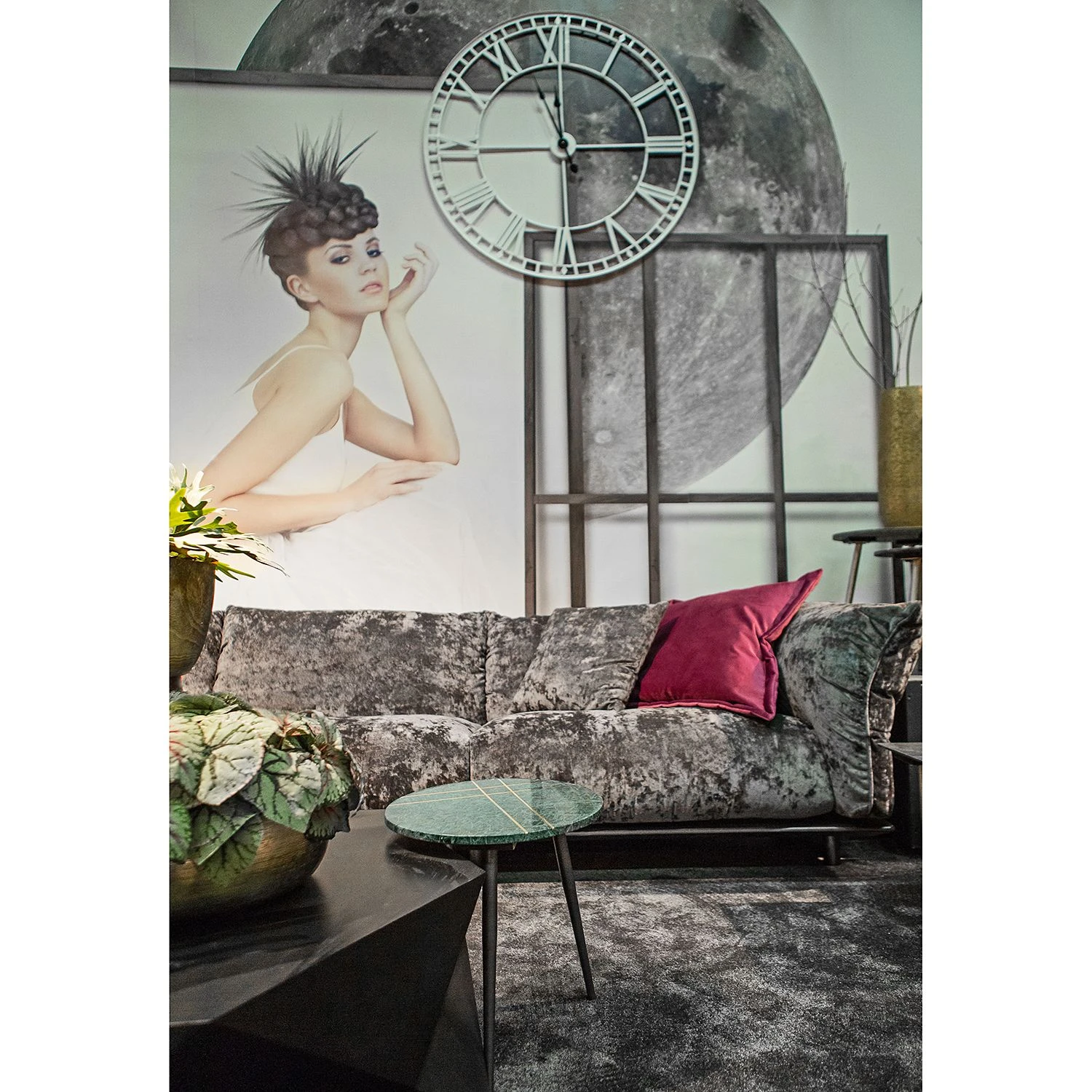 Jack & Alice Beistelltisch Marbollo III (2-teilig) - Marmor / Metall - Grün / Gold 4 Jack & Alice Beistelltisch Marbollo III (2-teilig) - Marmor / Metall - Grün / Gold – Bild 4