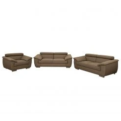 Modoform Polstergarnitur Swaine (3-2-1) - Webstoff - Sandgrau